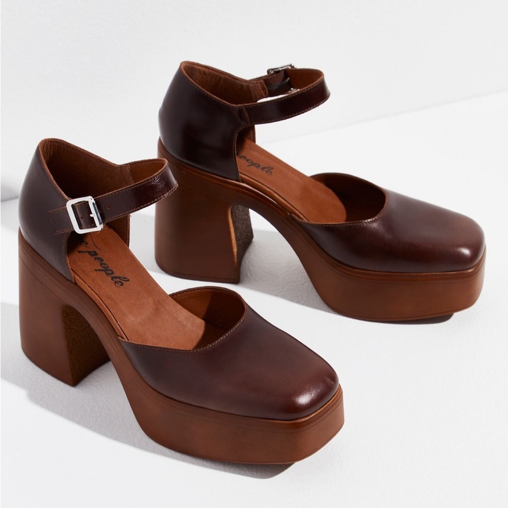 Free People Gwen Platform Mary Janes